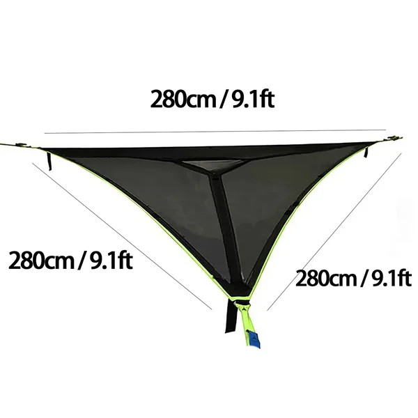 280*280*280cm (incluindo acessórios: fivela em forma de D*3, alça de 3m*3, bolsa de armazenamento*1)